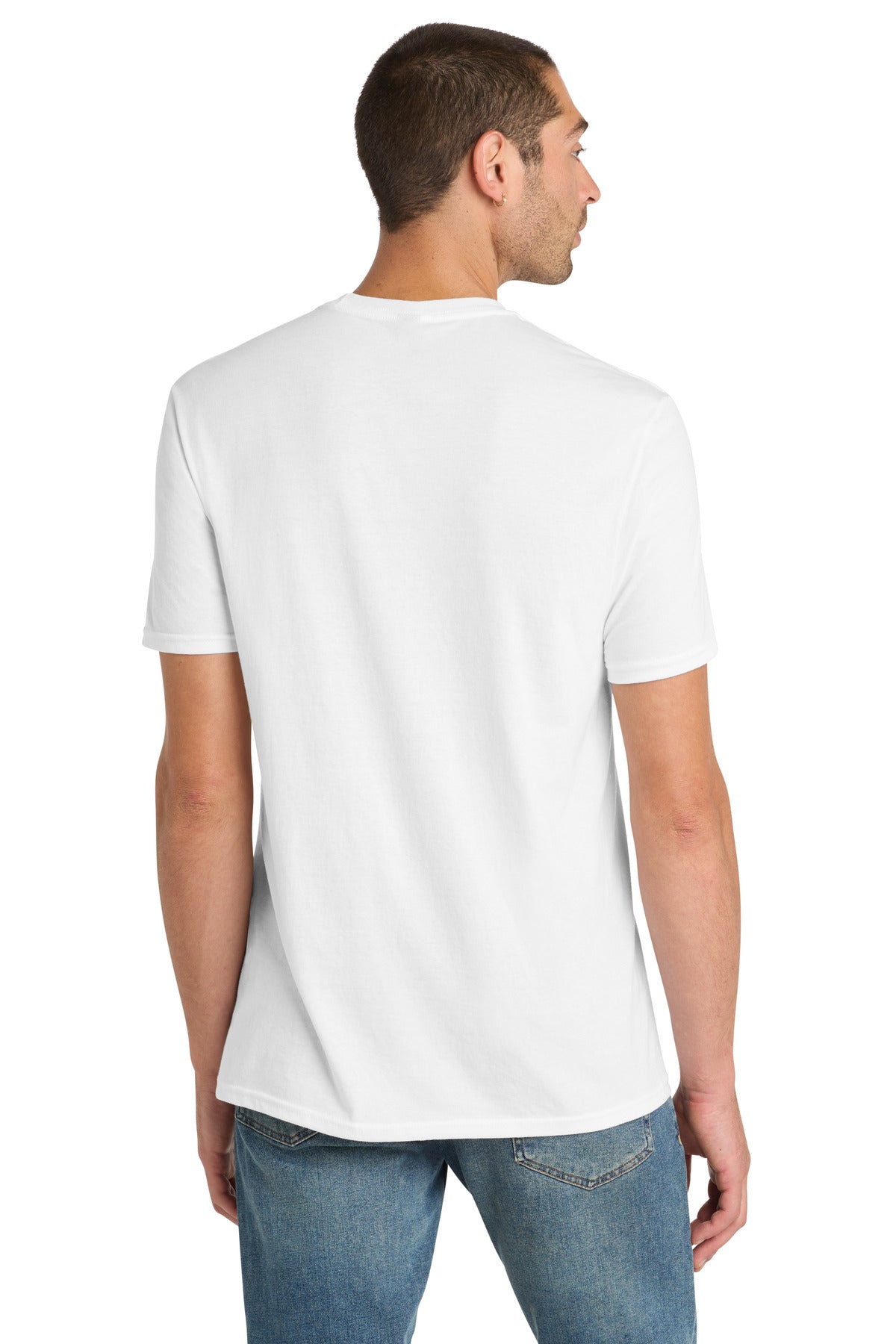 District Perfect Blend CVC Tee - White - back