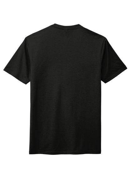 District Perfect Tri DTG Tee - Black - flat back