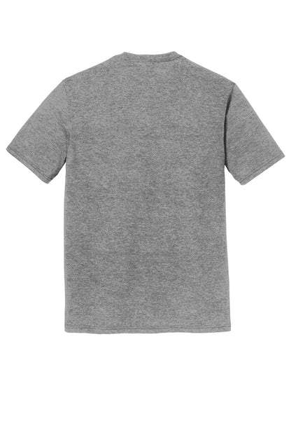 District Perfect Tri DTG Tee - Grey Frost - flat back