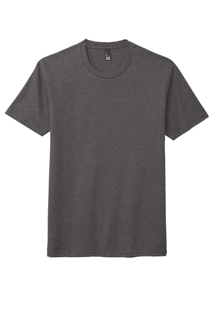 District Perfect Tri DTG Tee - Heathered Charcoal - flat front