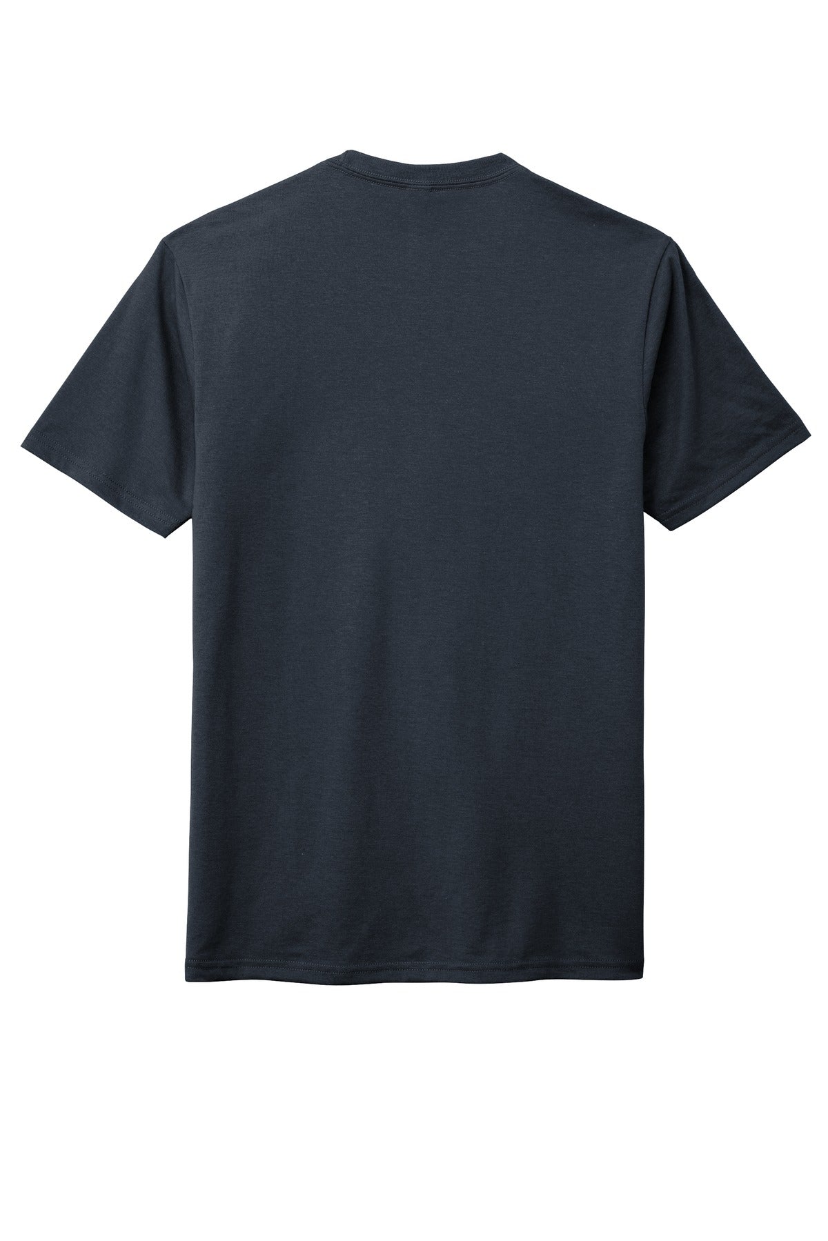 District Perfect Tri DTG Tee - New Navy - flat back