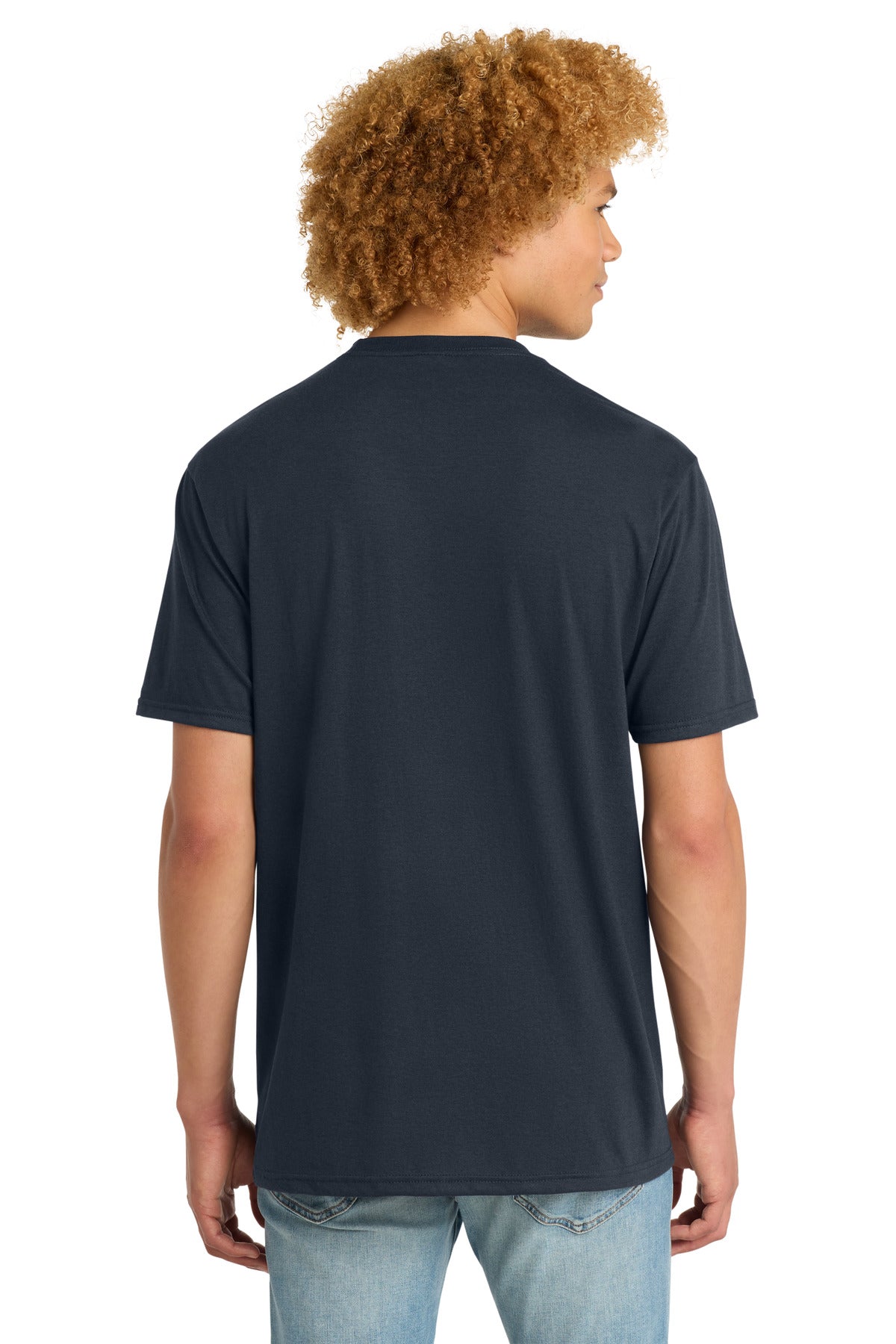 District Perfect Tri DTG Tee - New Navy - back