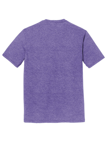 District Perfect Tri DTG Tee - Purple Frost - flat back
