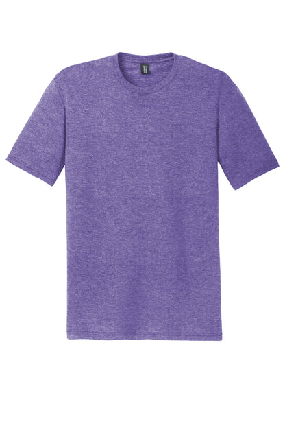 District Perfect Tri DTG Tee - Purple Frost - flat front