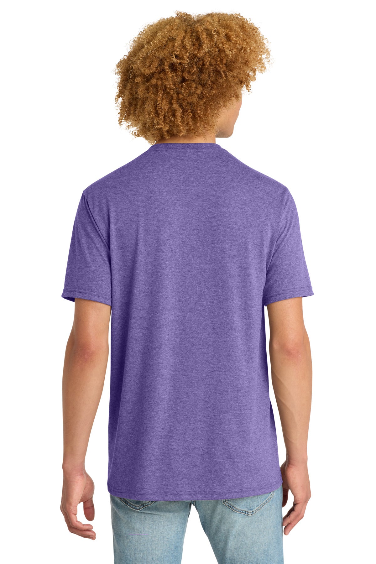 District Perfect Tri DTG Tee - Purple Frost - back
