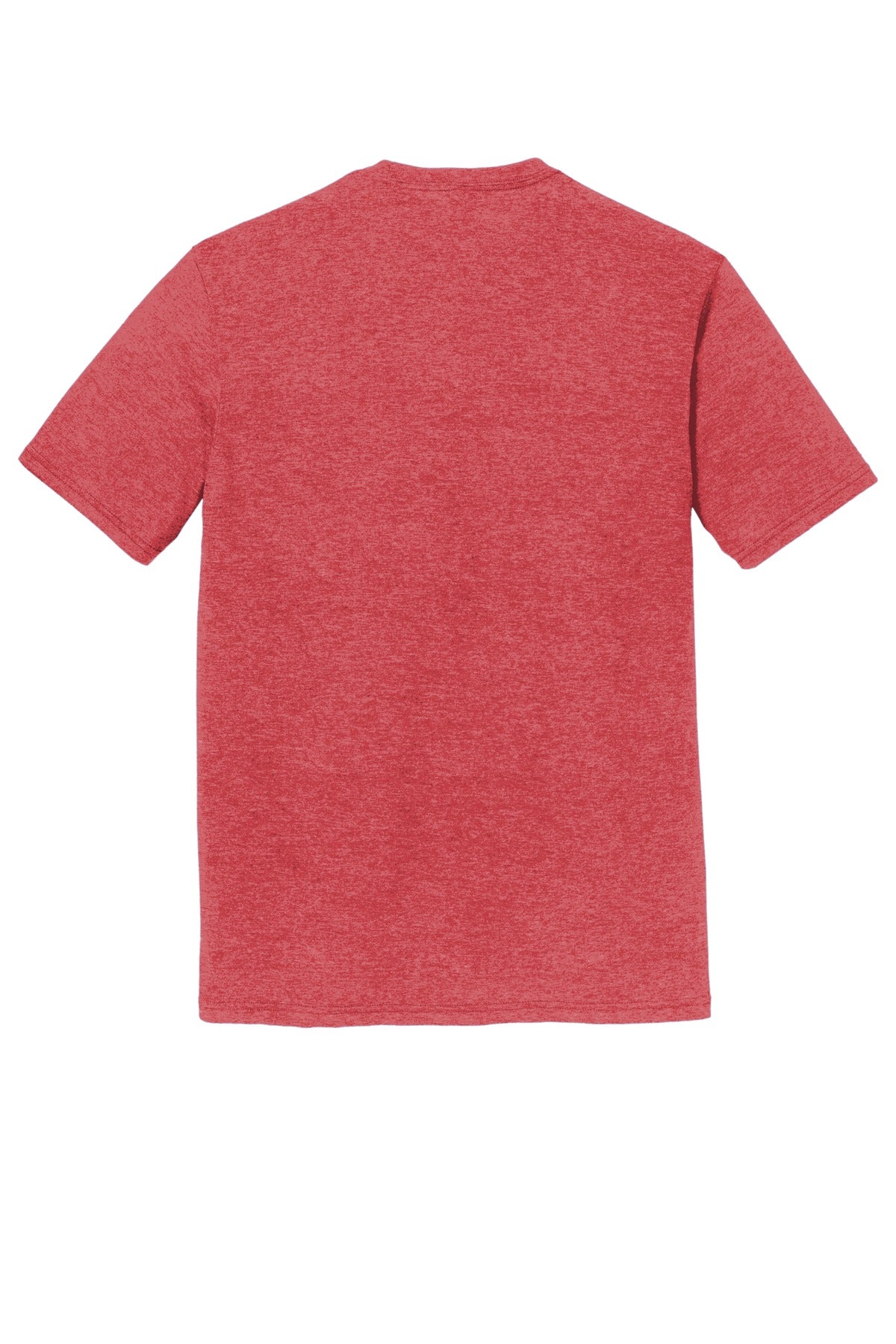 District Perfect Tri DTG Tee - Red Frost - flat back