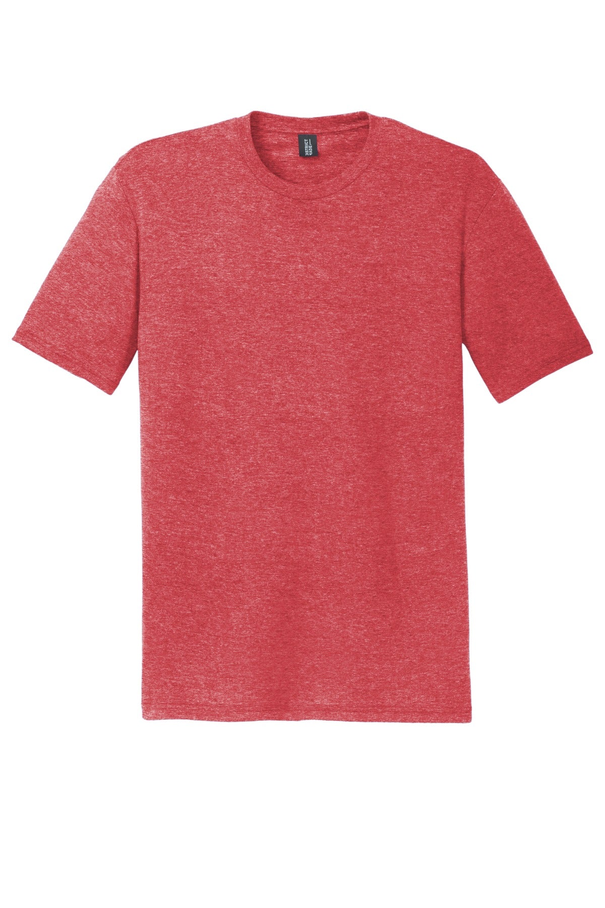 District Perfect Tri DTG Tee - Red Frost - flat front