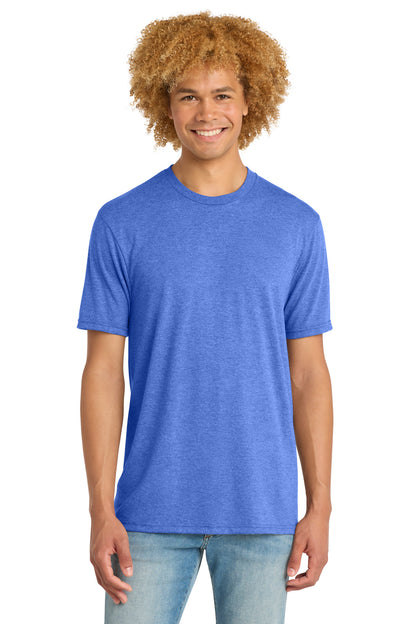 District Perfect Tri DTG Tee - Royal Frost - front