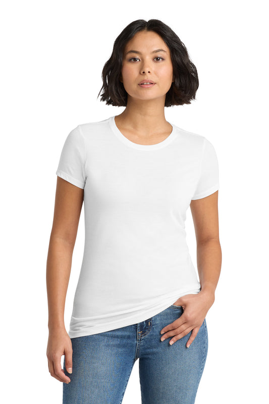 District Women's Perfect Tri Tee - White - front