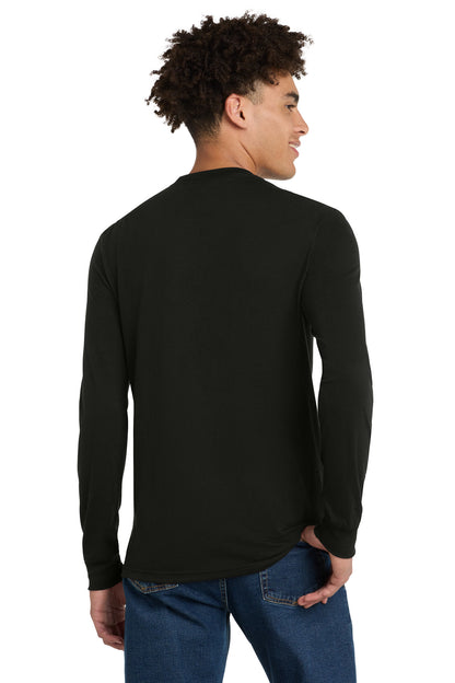 District Perfect Tri Long Sleeve Tee - Black - back