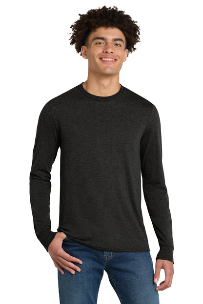 District Perfect Tri Long Sleeve Tee - Black Frost - front