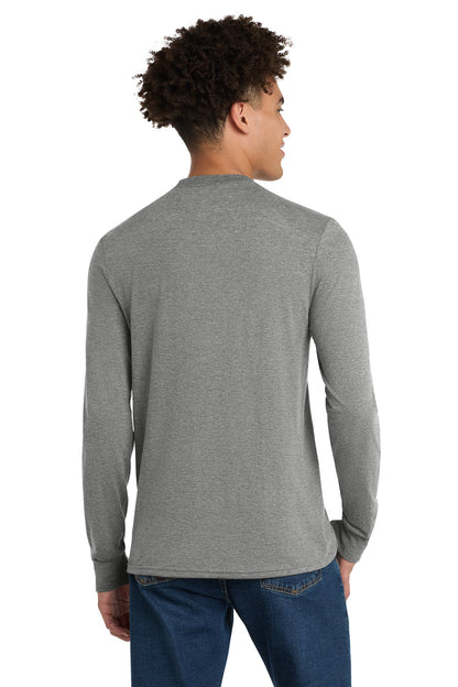 District Perfect Tri Long Sleeve Tee - Grey Frost - back
