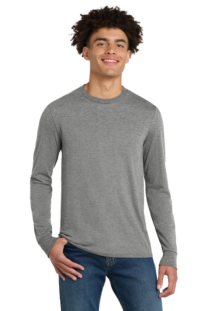 District Perfect Tri Long Sleeve Tee - Grey Frost - front