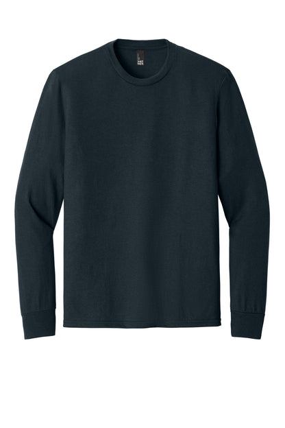 District Perfect Tri Long Sleeve Tee - New Navy - flat front