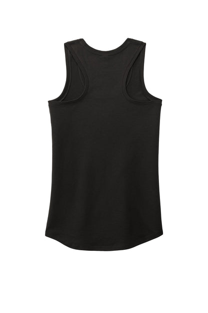 District Women's Perfect Tri Racerback Tank - Black - flat back
