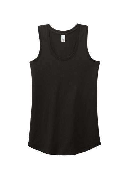 District Women's Perfect Tri Racerback Tank - Black - flat front