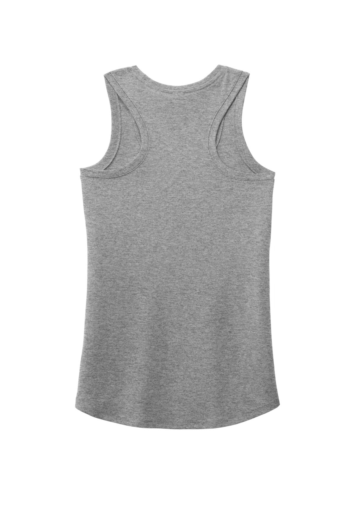 District Women's Perfect Tri Racerback Tank - Grey Frost - flat back