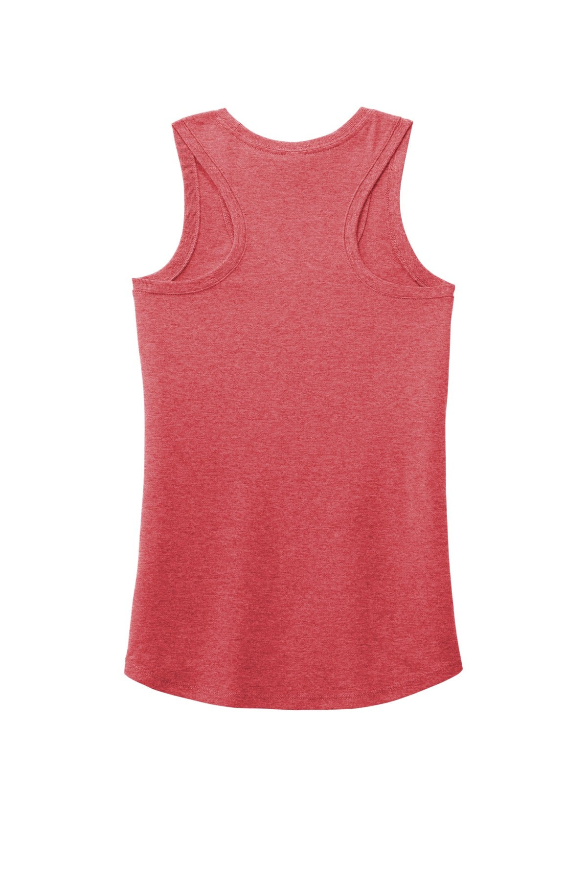 District Women's Perfect Tri Racerback Tank - Red Frost - flat back