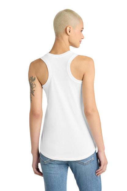 District Women's Perfect Tri Racerback Tank - White - back