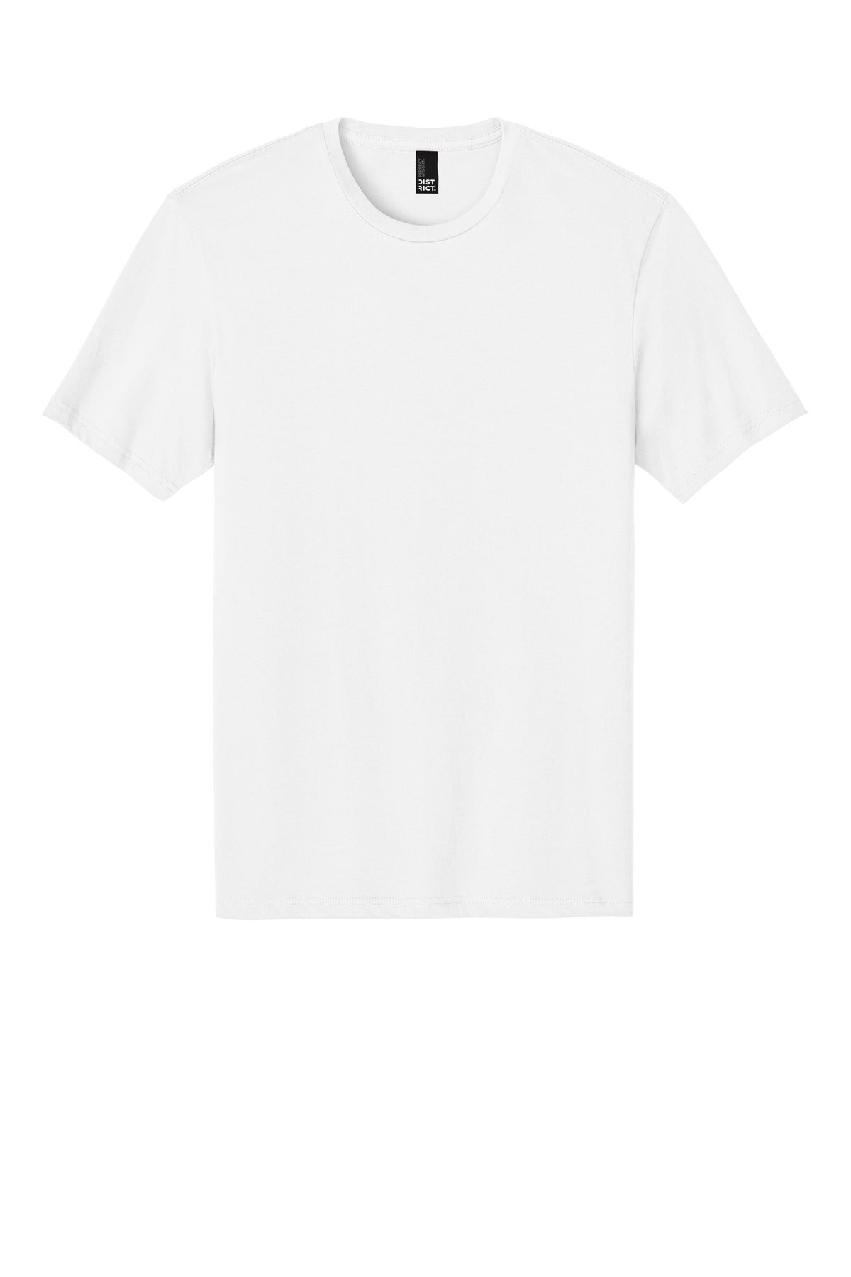 District Perfect Weight Tee - Bright White - flat front