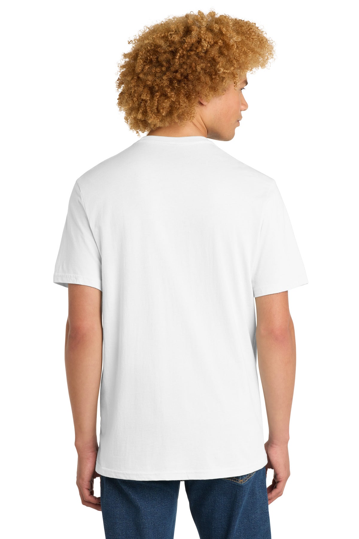 District Perfect Weight Tee - Bright White - back