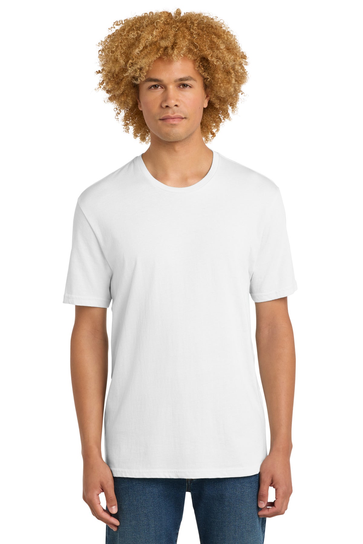 District Perfect Weight Tee - Bright White - front