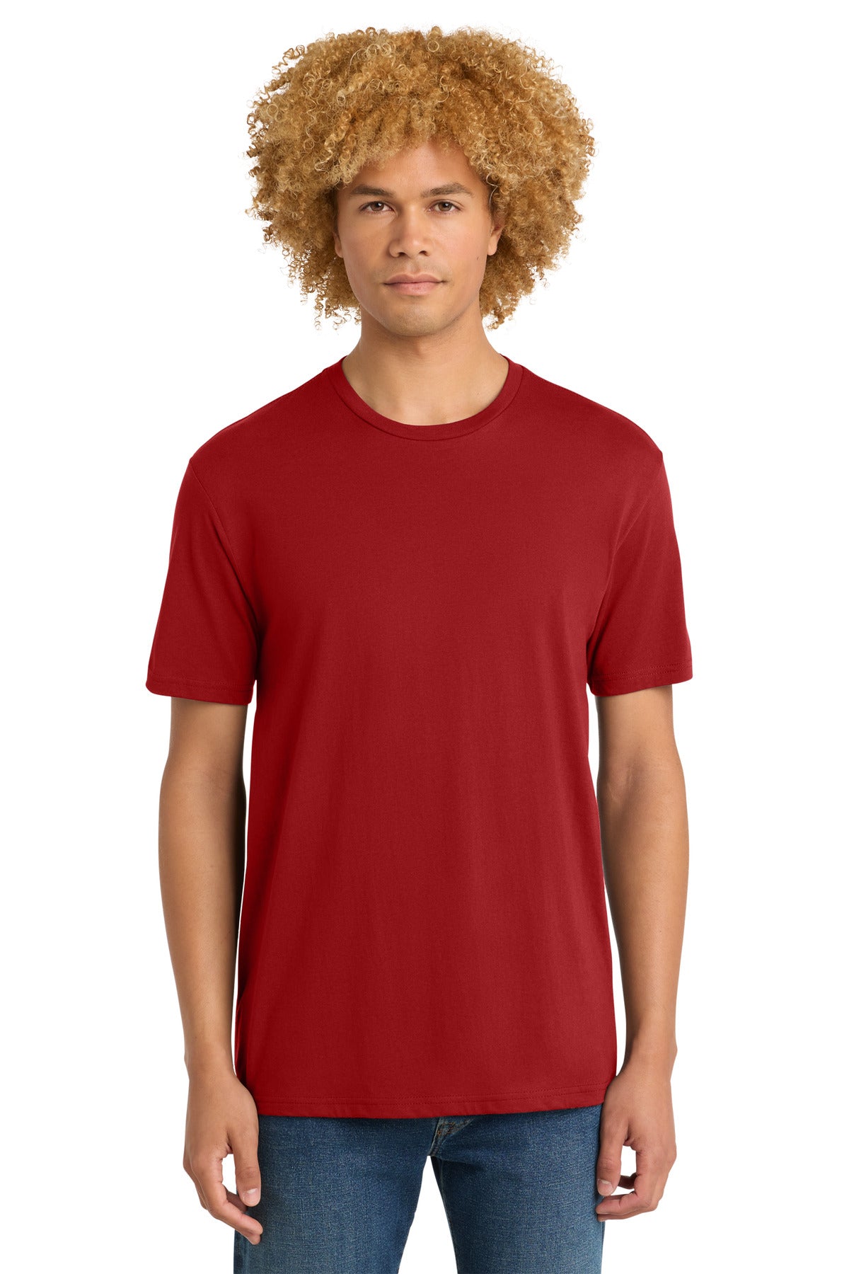 District Perfect Weight Tee - Classic Red - front