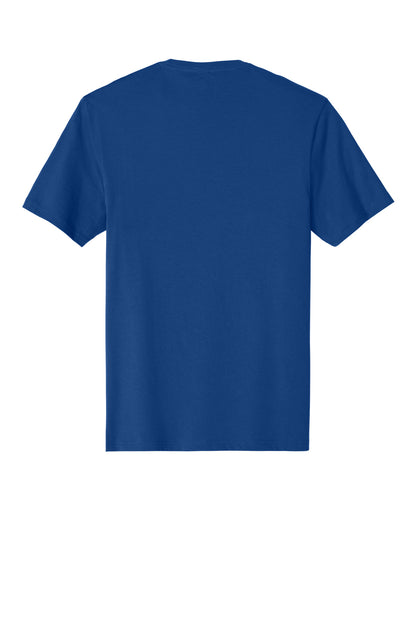 District Perfect Weight Tee - Deep Royal - flat back