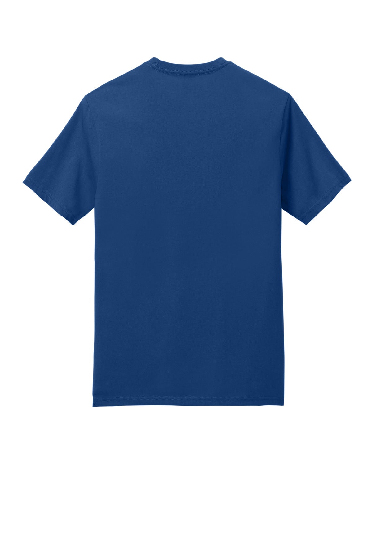 District Perfect Weight Icon Tee - Deep Royal - flat back