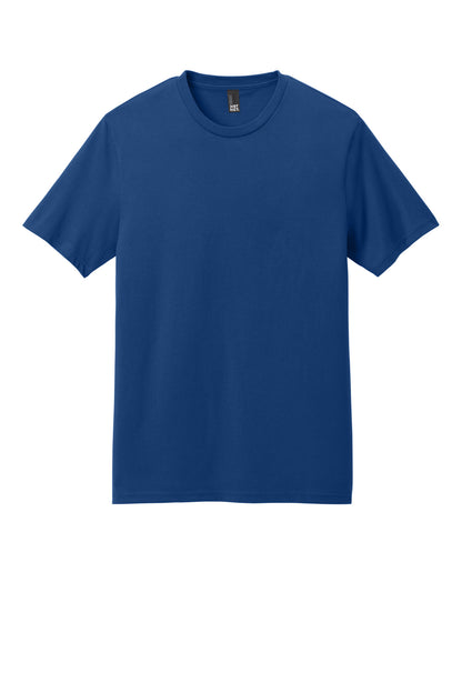 District Perfect Weight Icon Tee - Deep Royal - flat front