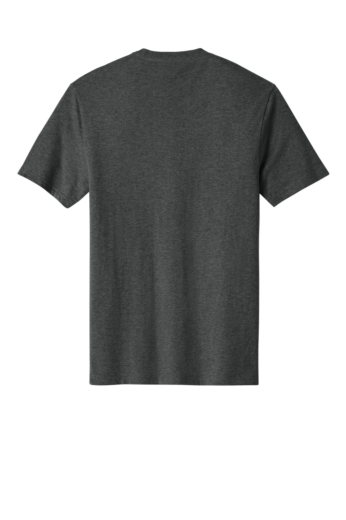 District Perfect Weight Icon Tee - Heathered Charcoal - flat back
