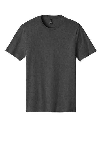 District Perfect Weight Icon Tee - Heathered Charcoal - flat front