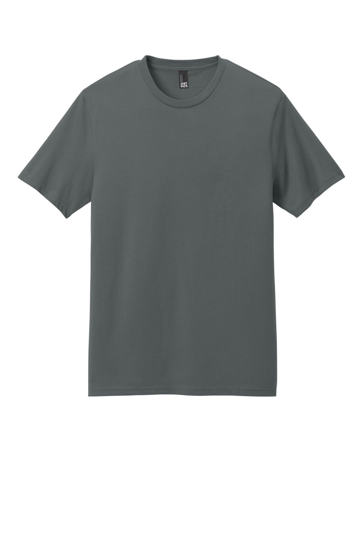 District Perfect Weight Icon Tee - Metal Grey - flat front