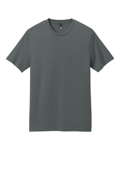 District Perfect Weight Icon Tee - Metal Grey - flat front