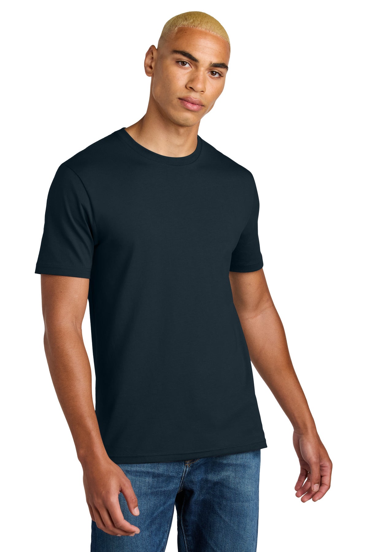 District Perfect Weight Icon Tee - New Navy - front