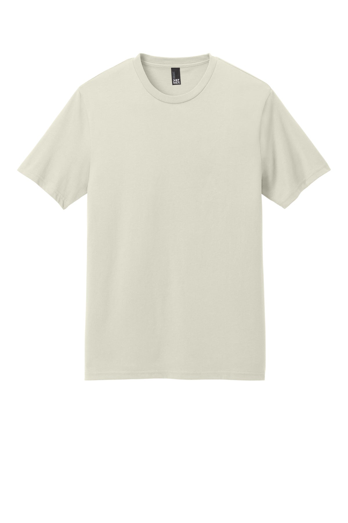 District Perfect Weight Icon Tee - White Onyx - flat front