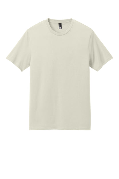 District Perfect Weight Icon Tee - White Onyx - flat front