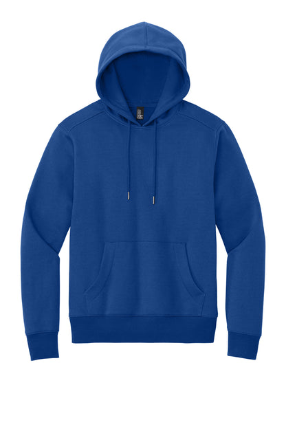 District Perfect Weight Fleece Hoodie - Deep Royal - flat front