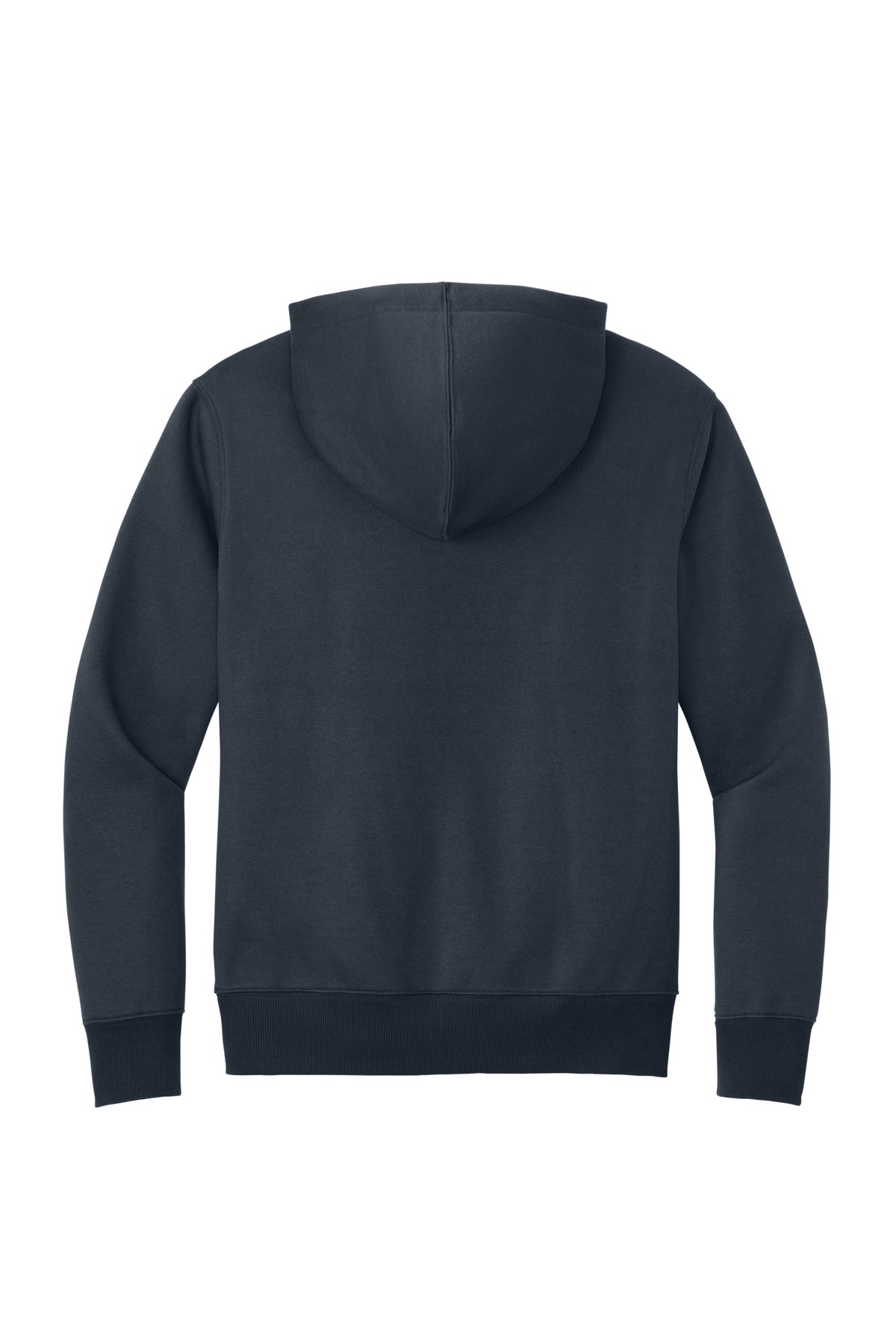 District Perfect Weight Fleece Hoodie - New Navy - flat back