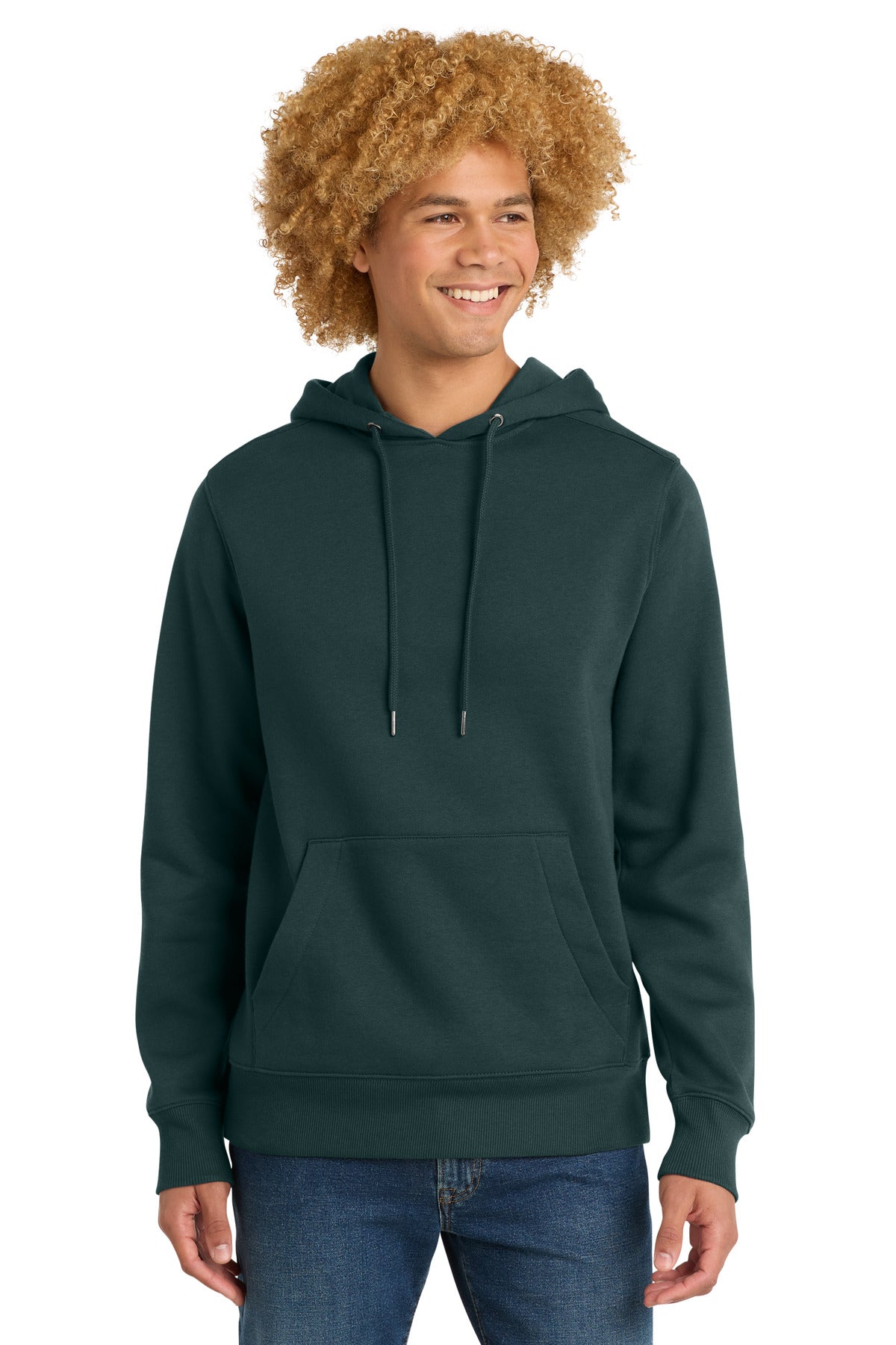 District Perfect Weight Fleece Hoodie - Rainforest - front