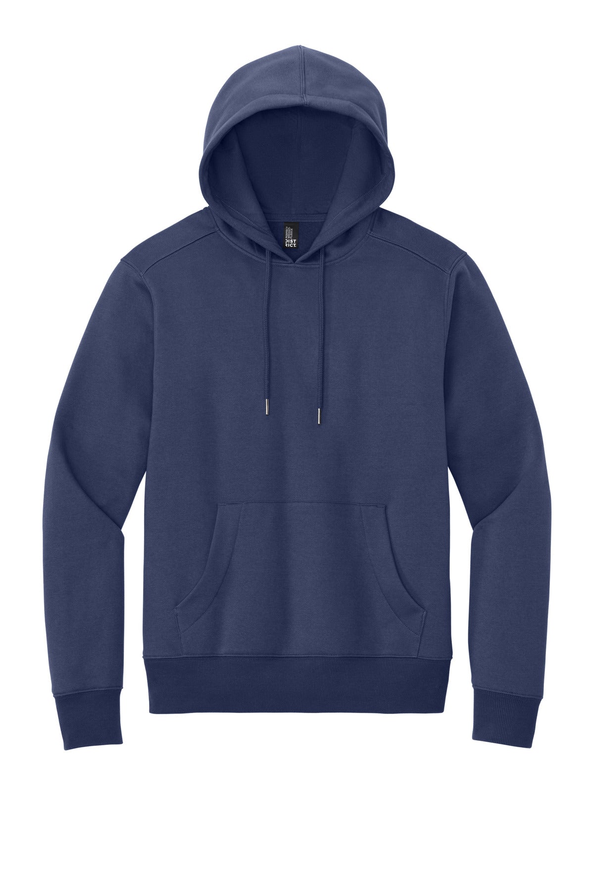District Perfect Weight Fleece Hoodie - Tanzanite - flat front