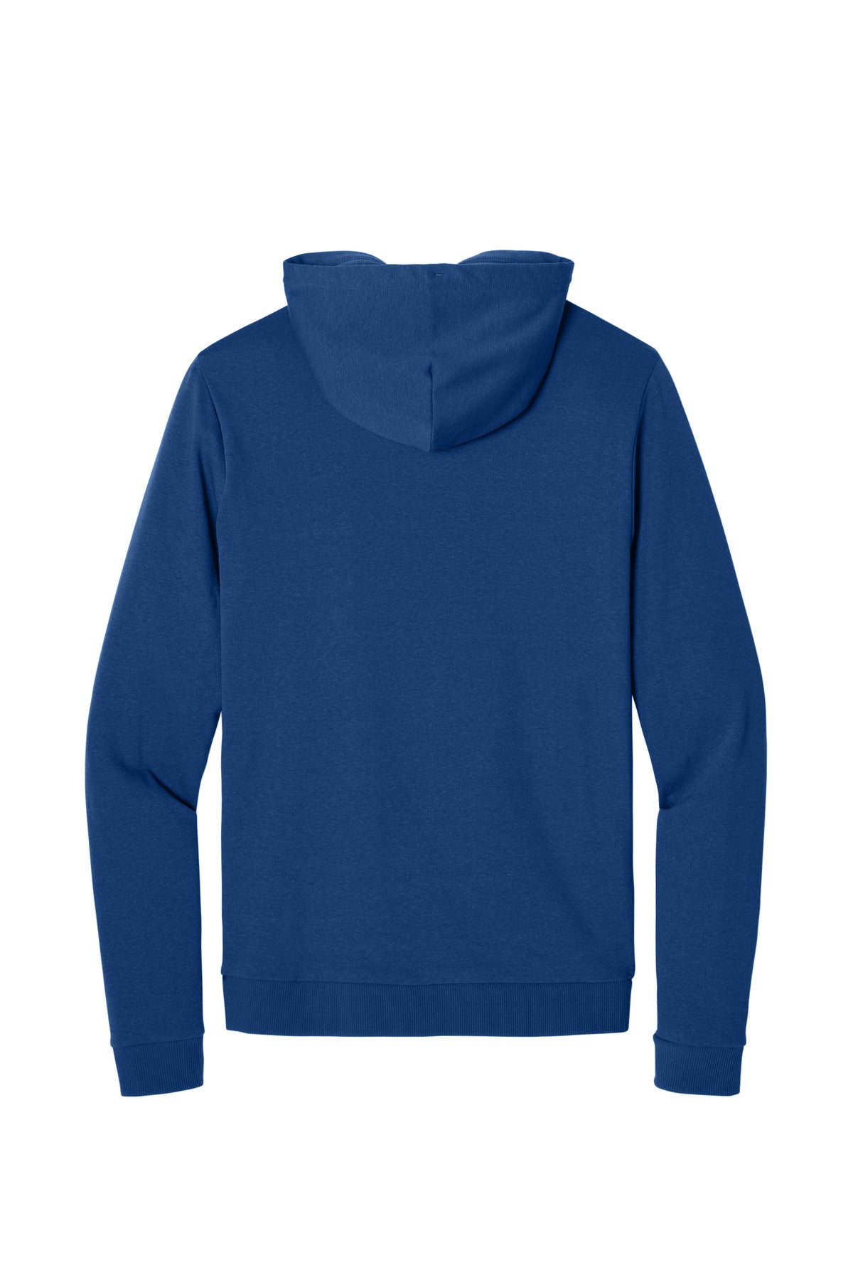 District Perfect Tri Fleece Pullover Hoodie - Deep Royal - flat back