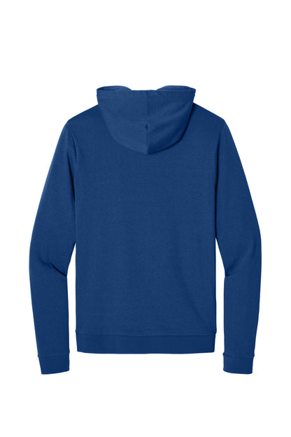 District Perfect Tri Fleece Pullover Hoodie - Deep Royal - flat back