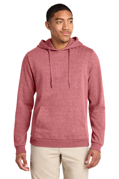 District Perfect Tri Fleece Pullover Hoodie - Red Frost - front