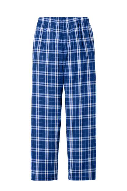 District Flannel Pocket Pant - Deep Royal - flat back