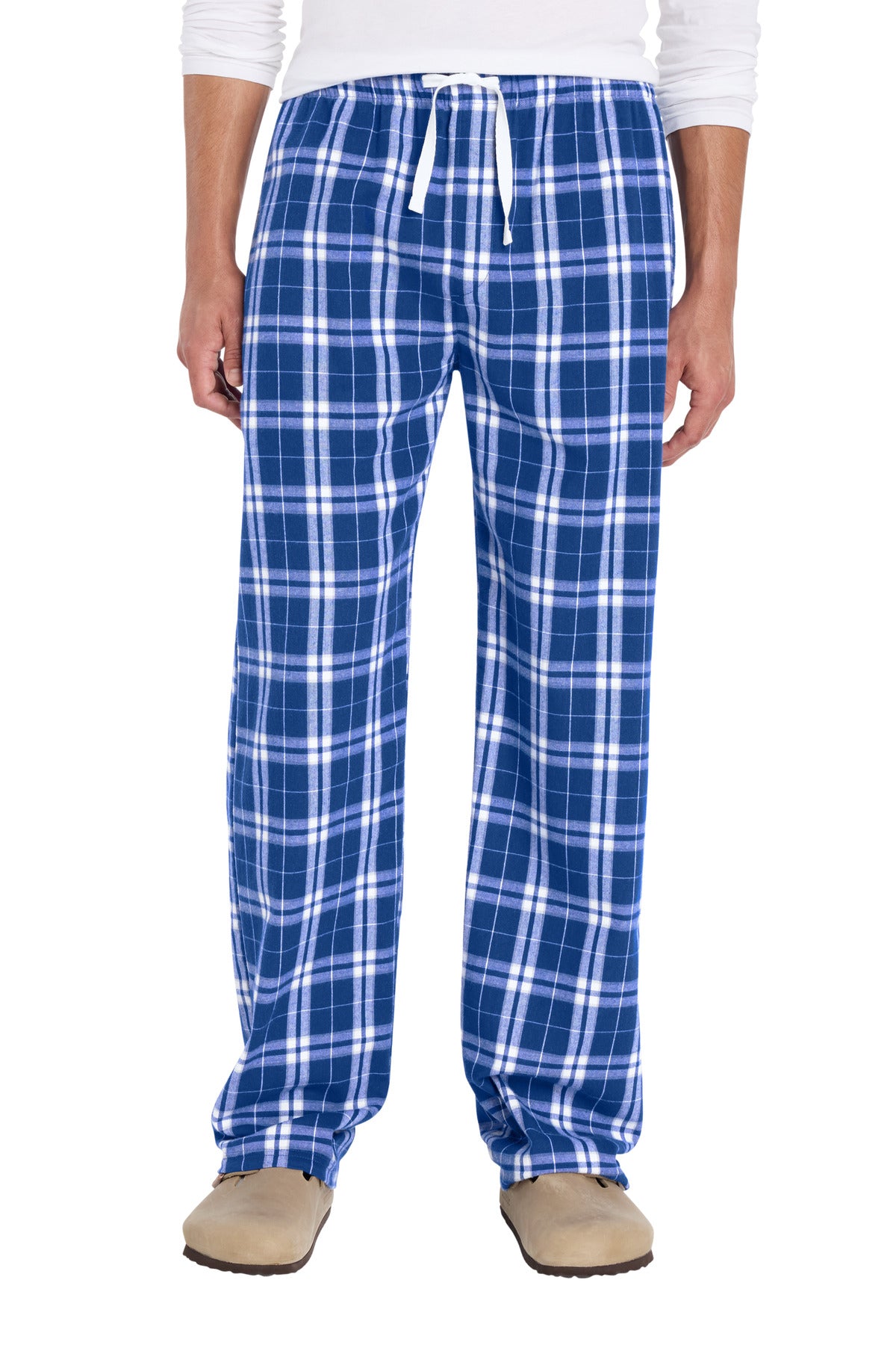 District Flannel Pocket Pant - Deep Royal - front