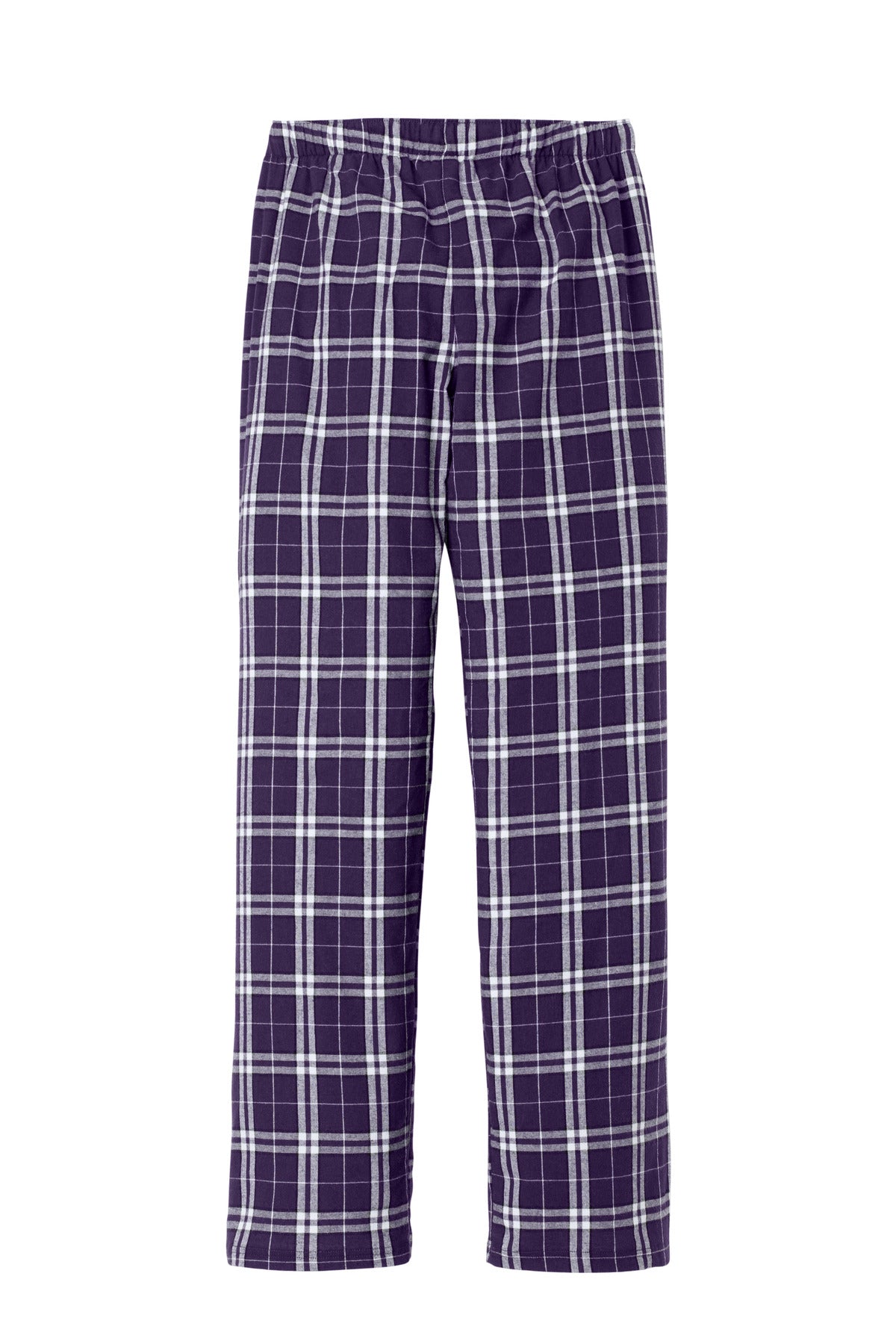 District Flannel Pocket Pant - Purple/ White - flat back