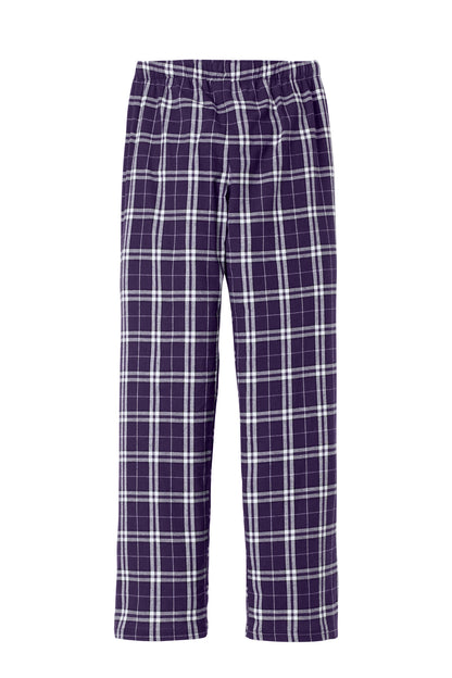 District Flannel Pocket Pant - Purple/ White - flat back