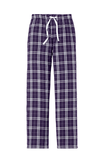 District Flannel Pocket Pant - Purple/ White - flat front