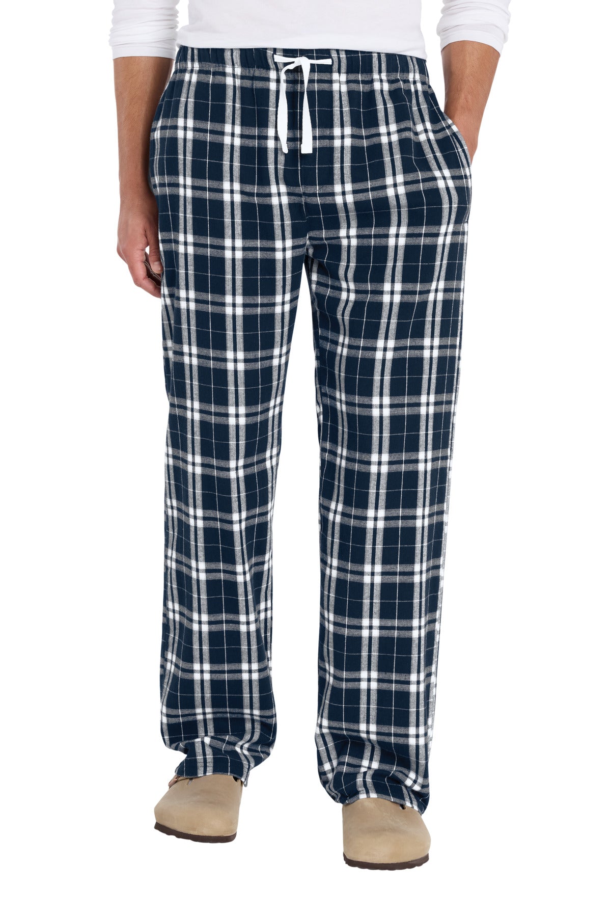 District Flannel Pocket Pant - True Navy - front
